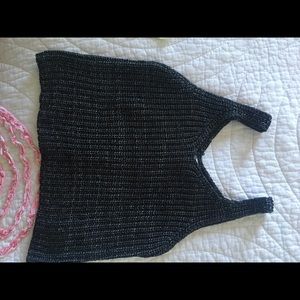 Knit crop top